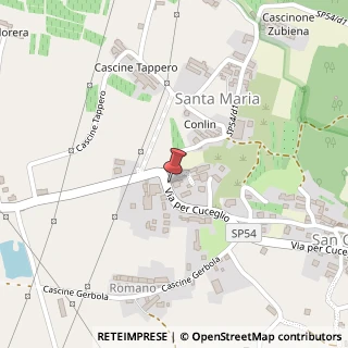 Mappa Via Per Cuceglio, 115, 10011 Agliè, Torino (Piemonte)