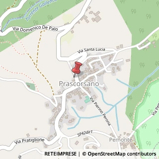 Mappa Via Villa, 1, 10080 Prascorsano, Torino (Piemonte)