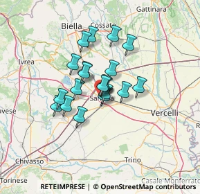 Mappa Corso Beato Ignazio, 13048 Santhià VC, Italia (8.962)