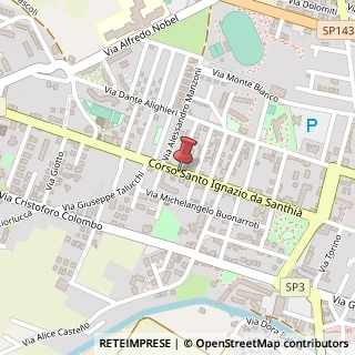 Mappa Corso Beato Ignazio da Santhi?,  57, 13048 Santhià, Vercelli (Piemonte)