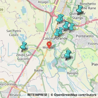 Mappa Via Aldo Moro, 20089 Rozzano MI, Italia (2.35467)