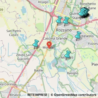 Mappa Via Aldo Moro, 20089 Rozzano MI, Italia (3.527)