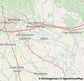 Mappa 37059 Zevio VR, Italia (9.5115)