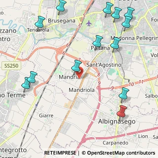 Mappa Vía Este, 35142 Padova PD, Italia (2.90769)