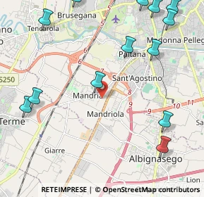 Mappa Vía Este, 35142 Padova PD, Italia (2.90769)