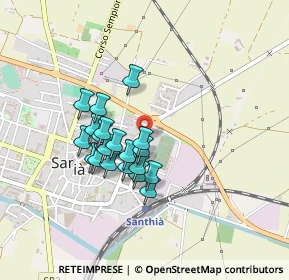 Mappa Via Tagliamento, 13048 Santhià VC, Italia (0.3375)