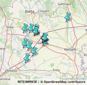 Mappa Via Tagliamento, 13048 Santhià VC, Italia (9.774)