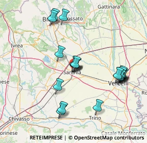 Mappa Via Tagliamento, 13048 Santhià VC, Italia (15.1805)