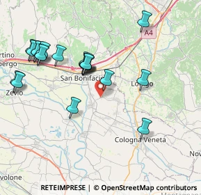Mappa Via Crocette di Sopra, 37040 Arcole VR, Italia (8.5335)