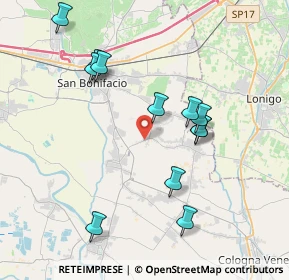 Mappa Via Crocette di Sopra, 37040 Arcole VR, Italia (3.88417)