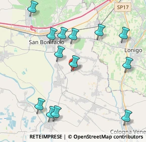 Mappa Via Crocette di Sopra, 37040 Arcole VR, Italia (4.66615)