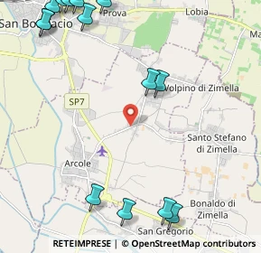 Mappa Via Crocette di Sopra, 37040 Arcole VR, Italia (3.13286)