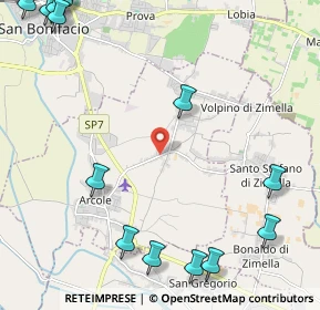 Mappa Via Crocette di Sopra, 37040 Arcole VR, Italia (3.39733)