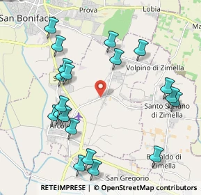 Mappa Via Crocette di Sopra, 37040 Arcole VR, Italia (2.282)