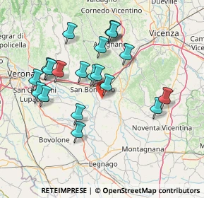 Mappa Via Crocette di Sopra, 37040 Arcole VR, Italia (14.4265)