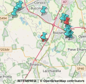 Mappa Via Martelli, 20058 Zibido San Giacomo MI, Italia (4.81923)