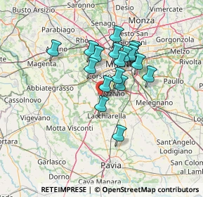 Mappa Via Martelli, 20058 Zibido San Giacomo MI, Italia (10.64611)