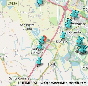 Mappa Via Martelli, 20058 Zibido San Giacomo MI, Italia (2.68)