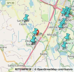 Mappa Via Martelli, 20058 Zibido San Giacomo MI, Italia (2.50417)