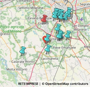 Mappa Via Martelli, 20058 Zibido San Giacomo MI, Italia (7.53105)