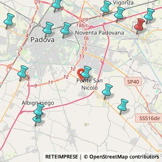 Mappa Via G. Marconi, 35020 Padova PD, Italia (6.50933)