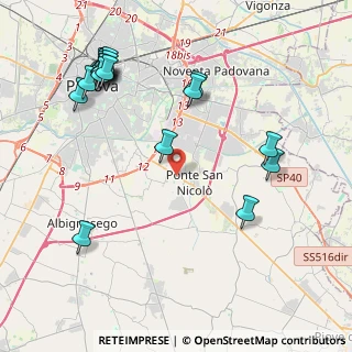 Mappa Via G. Marconi, 35020 Padova PD, Italia (5.08)