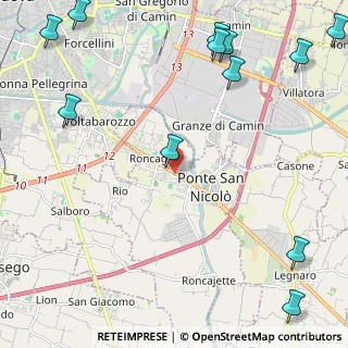 Mappa Via G. Marconi, 35020 Padova PD, Italia (3.38167)