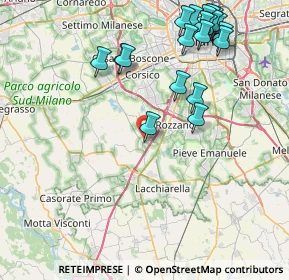 Mappa Via Giacomo Matteotti, 20080 Zibido San Giacomo MI, Italia (9.811)