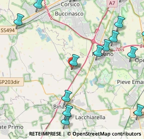 Mappa Via Giacomo Matteotti, 20080 Zibido San Giacomo MI, Italia (6.449)