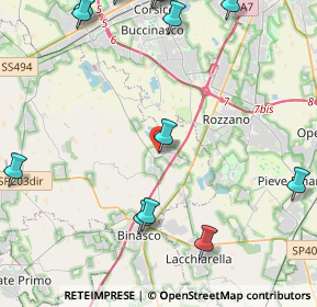 Mappa Via Giacomo Matteotti, 20080 Zibido San Giacomo MI, Italia (6.7855)