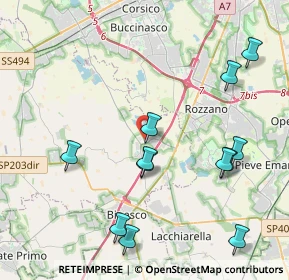 Mappa Via Giacomo Matteotti, 20080 Zibido San Giacomo MI, Italia (4.575)