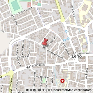 Mappa Via G. Mazzini, 81, 25024 Leno, Brescia (Lombardia)