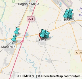 Mappa Via Cotichetta, 25024 Leno BS, Italia (3.33923)
