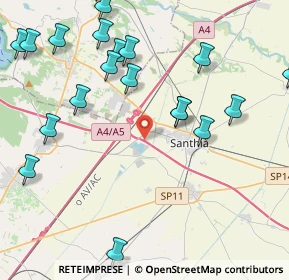 Mappa Km 29.275, 13048 Santhià VC, Italia (5.2105)