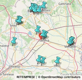 Mappa Km 29.275, 13048 Santhià VC, Italia (18.3895)