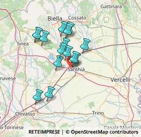 Mappa Km 29.275, 13048 Santhià VC, Italia (11.41)