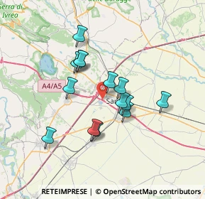 Mappa Km 29.275, 13048 Santhià VC, Italia (5.71214)