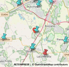 Mappa Via Grazia Deledda, 20080 Zibido San Giacomo MI, Italia (6.8125)