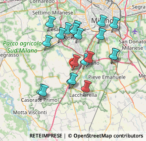 Mappa Via Grazia Deledda, 20080 Zibido San Giacomo MI, Italia (6.7245)