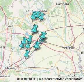 Mappa Via Fratelli Cervi, 13048 Santhià VC, Italia (10.71294)