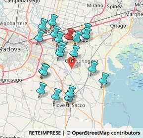 Mappa SP 12, 30030 Fossò VE, Italia (6.696)