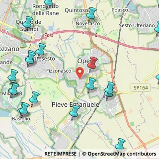 Mappa Via Staffora, 45030 Opera MI, Italia (3.127)