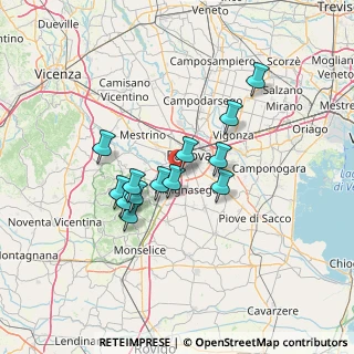 Mappa Via Battaglia, 35020 Albignasego PD, Italia (10.94154)