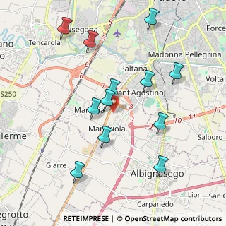Mappa Via Battaglia, 35020 Albignasego PD, Italia (2.01917)