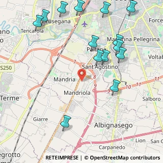 Mappa Via Battaglia, 35020 Albignasego PD, Italia (2.68071)