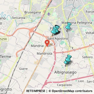 Mappa Via Battaglia, 35020 Albignasego PD, Italia (1.69182)