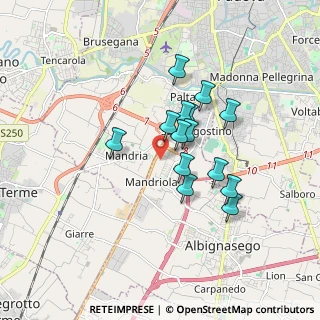 Mappa Via Battaglia, 35020 Albignasego PD, Italia (1.33857)