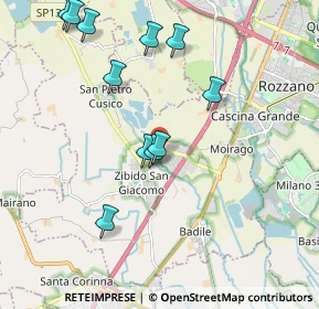 Mappa Via Salvador Allende, 20080 Zibido San Giacomo MI, Italia (2.07273)