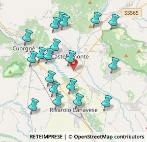 Mappa Via Rivarolo, 10081 Castellamonte TO, Italia (4.16842)