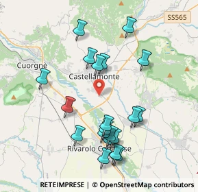 Mappa Via Rivarolo, 10081 Castellamonte TO, Italia (3.9255)